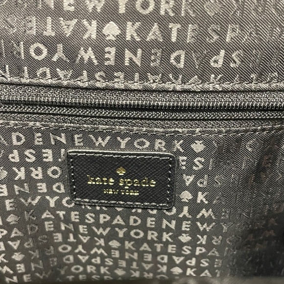 Kate Spade Burgundy Backpack with Black Straps main image 5